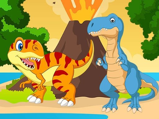 Dino Jigsaw Game