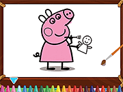 Play Peppa Pig Coloring Peppa Pig Coloring Game Online